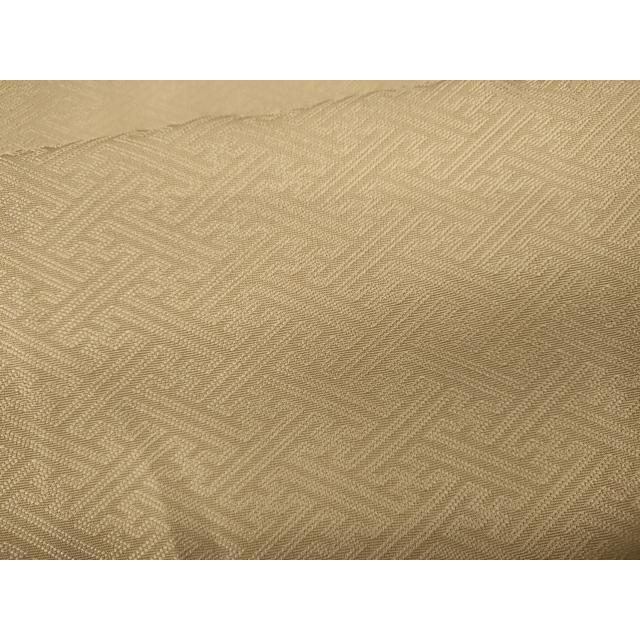 平和屋着物○上質な色無地 紗綾形地紋 淡香色 正絹 逸品 CABA8315ut 