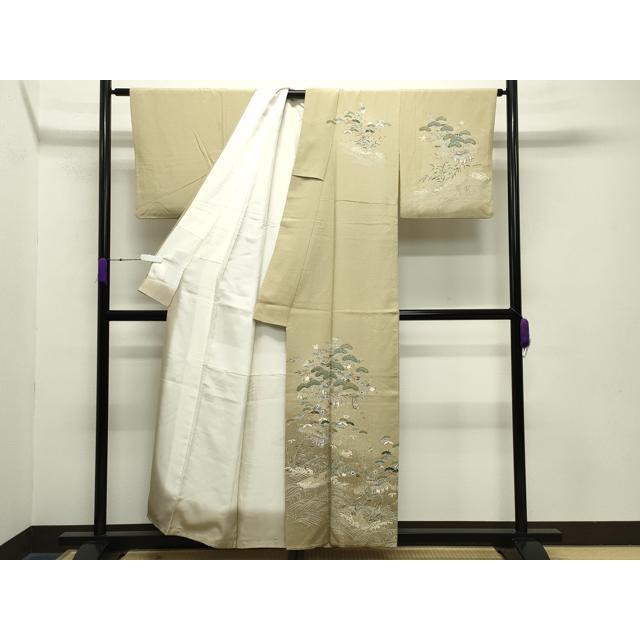 平和屋着物○訪問着 刺繍 御所解宝尽くし文 暈し染め 金彩 正絹 逸品