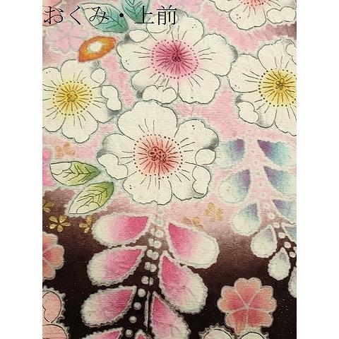 平和屋着物○越後十日町の一流染匠 桐屋・翠山工房 徳永憲峯 振袖 絞り 