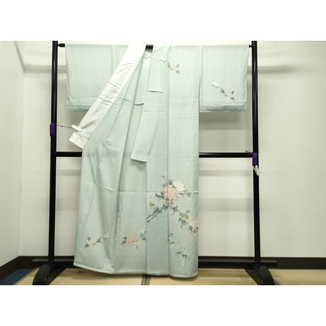平和屋着物＊夏物　訪問着　絽　友禅　紫陽花　正絹　逸品　未使用　CABB0136gh_1