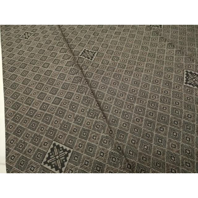 平和屋着物●本場大島紬　龍郷絣　花菱文　ますいわ屋扱い　正絹　逸品　DABB0766ud 平和屋着物○本場大島紬 龍郷絣 鈴乃屋扱い 正絹 逸品 CABB0188gh