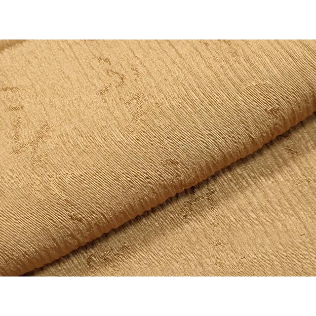 平和屋着物●長襦袢　無双仕立て　文字地紋　江戸茶色　正絹　逸品　CABB0206gh