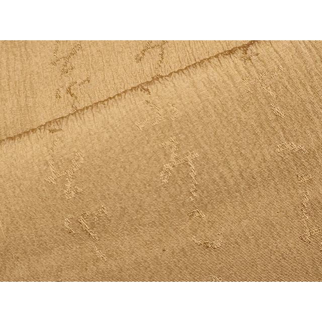 平和屋着物●長襦袢　無双仕立て　文字地紋　江戸茶色　正絹　逸品　CABB0206gh
