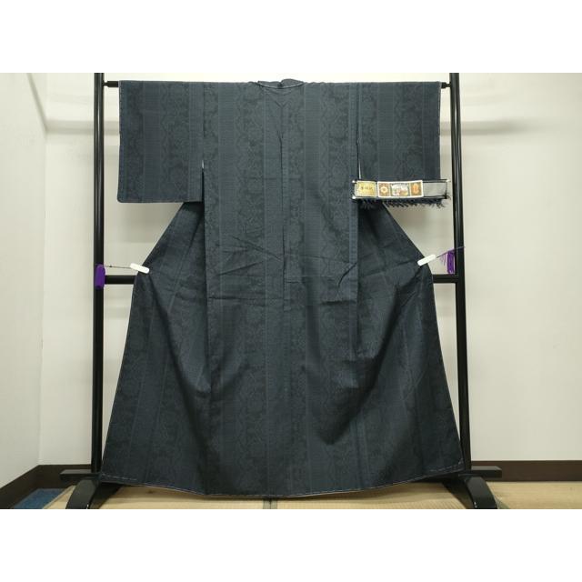 平和屋着物○本塩沢 吉祥花間道 証紙付き 正絹 逸品 未使用 CABB0271gh