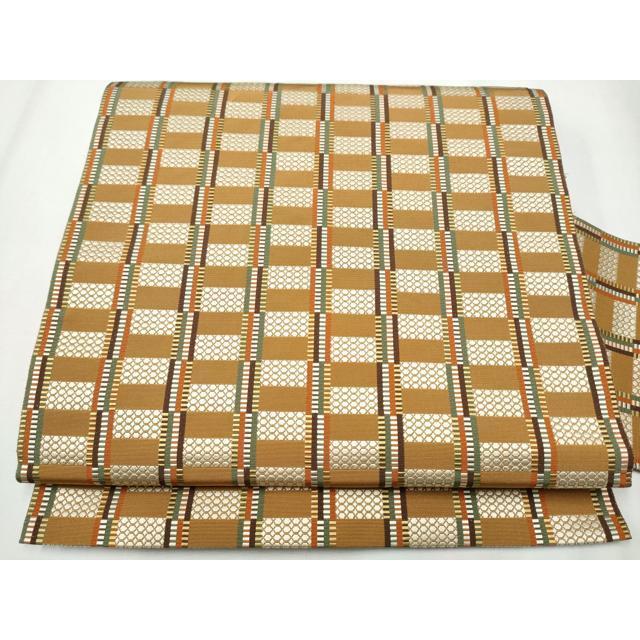 専用帯8309 8230 二点セット●伝統工芸士 山北光雄 草木染 名古屋帯 平和屋着物○伝統工芸士 山北光雄 本場筑前博多織 八寸名古屋帯 草木染