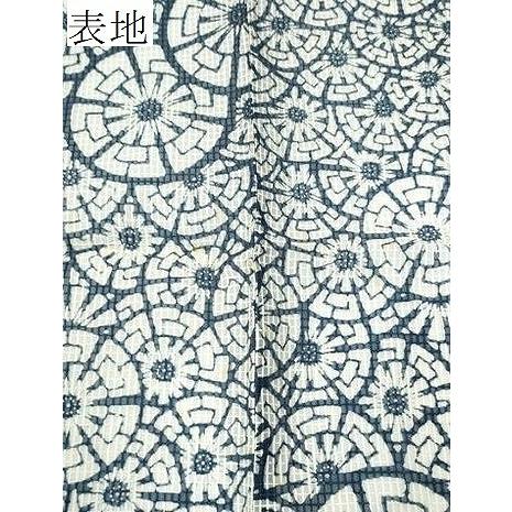 平和屋着物∴夏物　浴衣　綿紅梅　源氏車重ね文　綿　逸品　CABB6482ng 平和屋着物∴夏物 浴衣 綿紅梅 源氏車重ね文 綿 逸品 CABB6482ng
