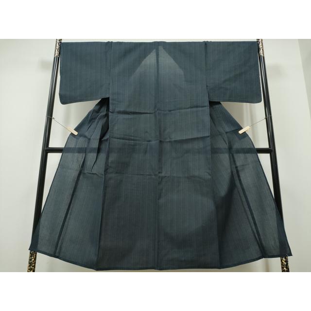 平和屋着物∴夏物　男性　阿波しじら織　浴衣　縞　綿　逸品　CABB6671ng 平和屋着物∴夏物 男性 阿波しじら織 浴衣 縞 綿 逸品 CABB6671ng