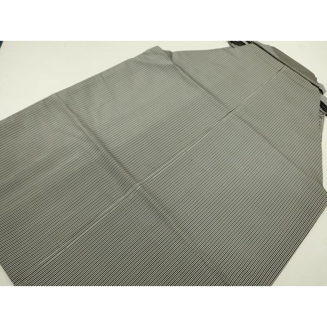 平和屋着物＊夏物 男性 馬乗り袴 縦絽 縞 正絹 逸品 CABB9844ze 平和屋