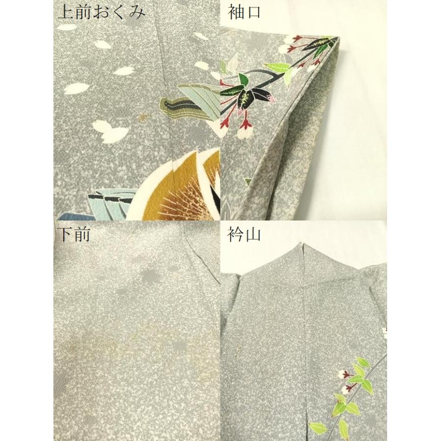 平和屋着物○人間国宝 羽田登喜男 TOKIOetTOKI 訪問着 鴛鴦枝垂れ花文 
