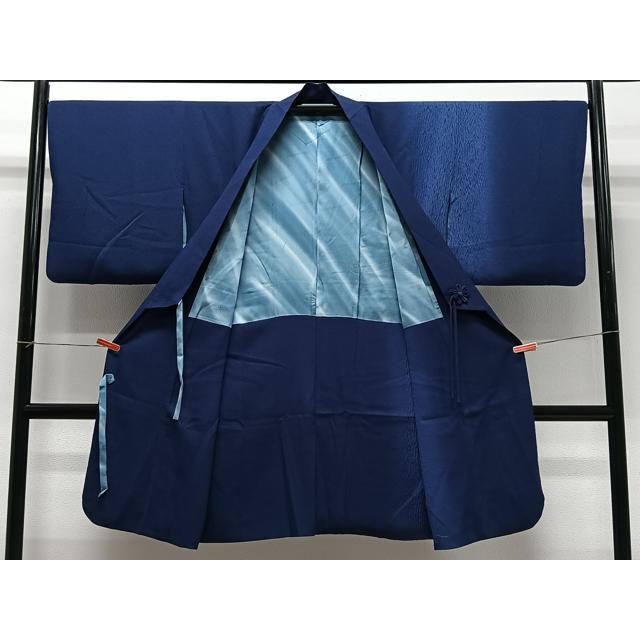 平和屋着物∞絞り染色作家 藤井浩 道中着 杢目絞り 暈し染め ロング丈 