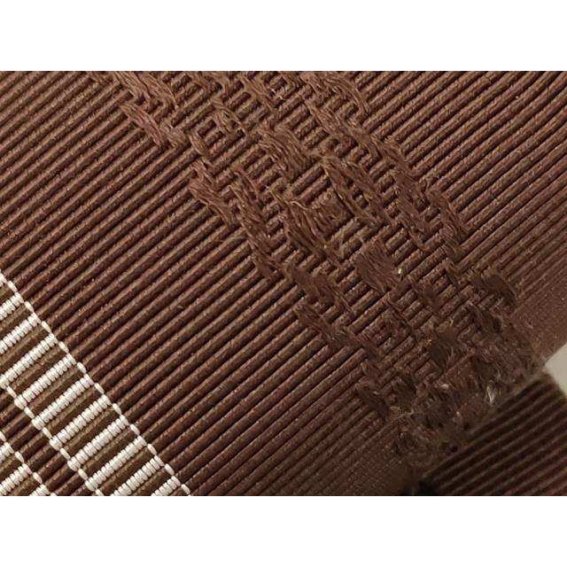 平和屋着物○男性 本場筑前博多織 角帯 献上 正絹 逸品 CABC4794dy