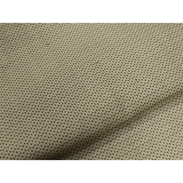 平和屋着物○男性 お召 アンサンブル 80亀甲 正絹 逸品 CABC6426yc