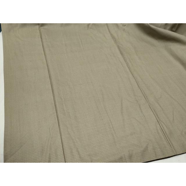 平和屋着物○男性 お召 アンサンブル 80亀甲 正絹 逸品 CABC6426yc
