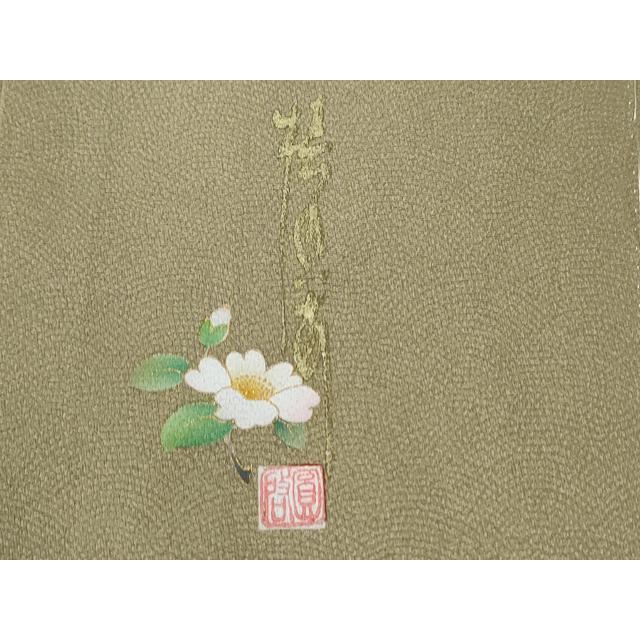 平和屋着物●江戸小紋　作家物　草木染　極小鮫小紋柄　正絹　逸品　AABH4074ph 平和屋着物○本草木染作家 圓啓 江戸小紋 鮫小紋柄 正絹 逸品 未使用
