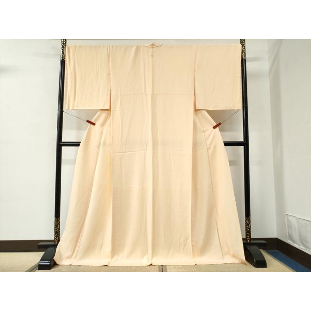平和屋着物▽上質な色無地　単衣　風景地紋　夏虫色　正絹　逸品　未使用　AAAZ1509fy 平和屋着物▽上質な色無地 単衣 風景地紋 夏虫色 正絹 逸品 未使用