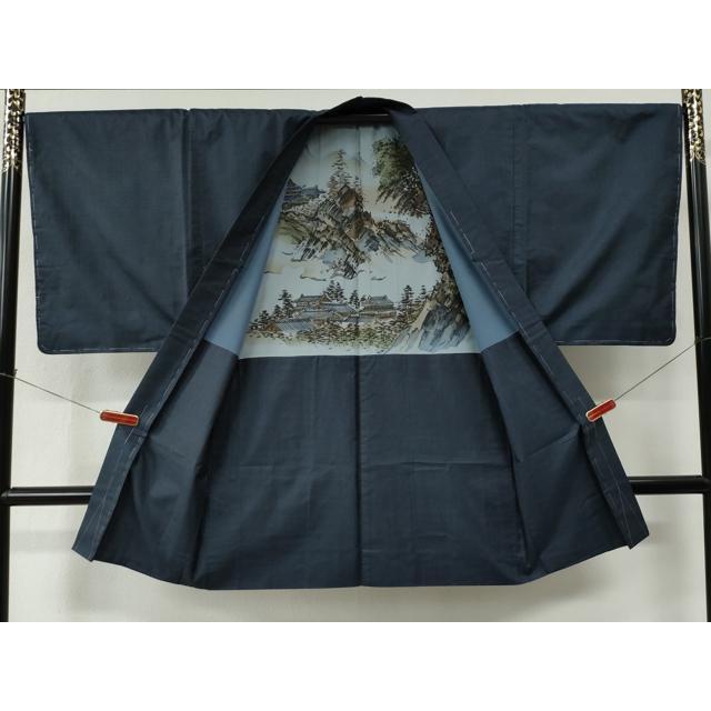 平和屋着物○男性 本場大島紬 アンサンブル 100亀甲 総詰め 正絹 逸品