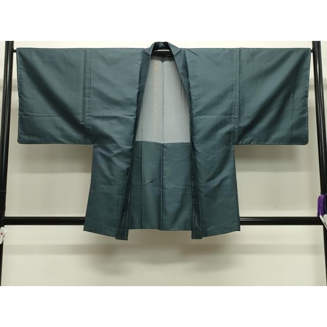 平和屋着物●男性　お召　アンサンブル・長襦袢セット　100亀甲　総詰め　正絹　逸品　未使用　CABC8011gh 平和屋着物○男性 お召 アンサンブル・長襦袢セット 100亀甲 総詰め