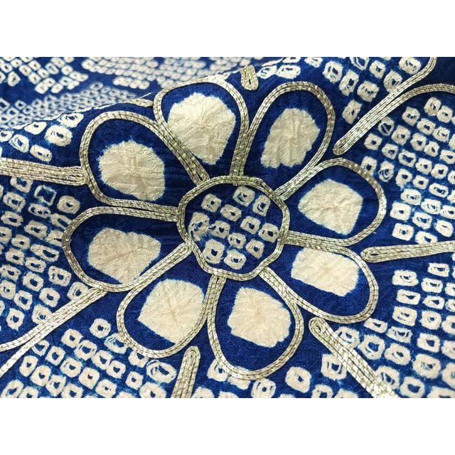 平和屋着物●豪華振袖　総絞り　駒刺繍　吉祥桐花文　正絹　逸品　CABC9835vp 平和屋着物○豪華振袖 総絞り 駒刺繍 吉祥桐花文 正絹 逸品 CABC9835vp