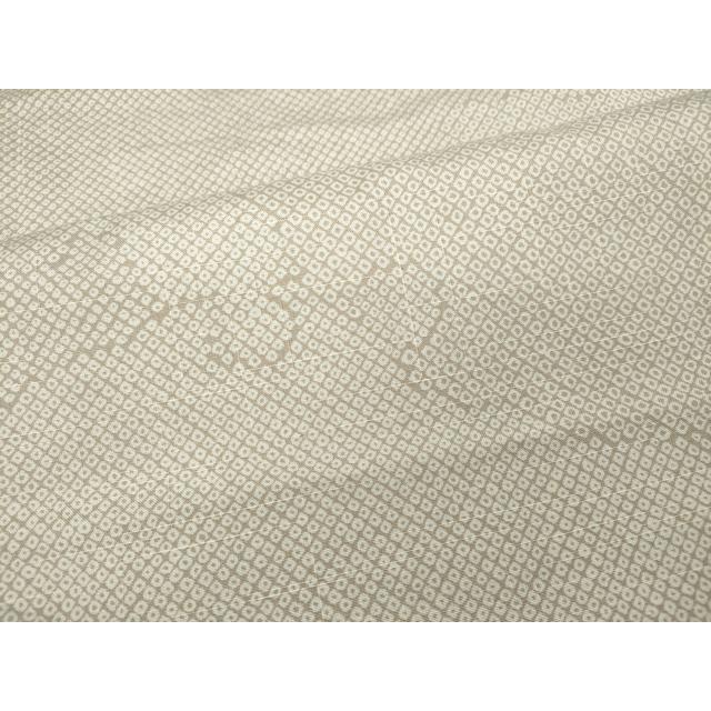平和屋着物●男性　結城紬　雪輪鹿の子文　証紙付き　正絹　逸品　CABD0043ut 平和屋着物○男性 結城紬 雪輪鹿の子文 証紙付き 正絹 逸品 CABD0043ut