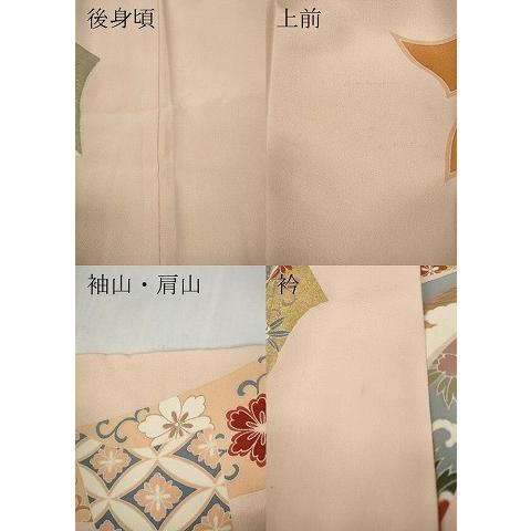 平和屋着物＃羽織　駒刺繍　流水飾花文　黒地　銀糸　正絹　逸品　CABD7938in daak8562_02.jpg
