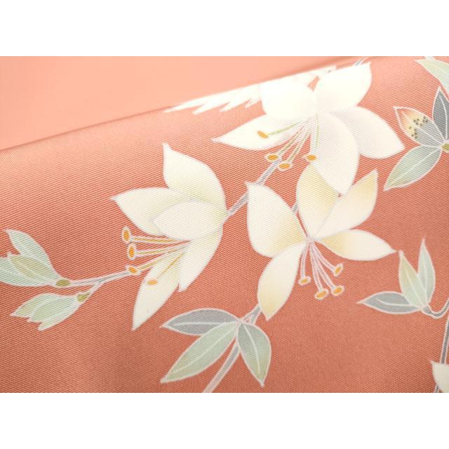 平和屋着物●塩瀬　九寸開き名古屋帯　友禅　作家物　花鳥文　正絹　逸品　未使用　CABD0417hy