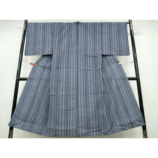 平和屋着物∴夏物　男性　浴衣　両面染　竹縞　綿　逸品　CABD2599ng 平和屋着物∴夏物 男性 浴衣 両面染 竹縞 綿 逸品 CABD2599ng : 平和屋