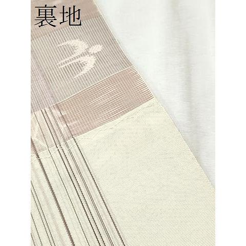 平和屋着物●本場筑前博多織　八寸名古屋帯　琉球絣文様　正絹　逸品　CABD5734hy