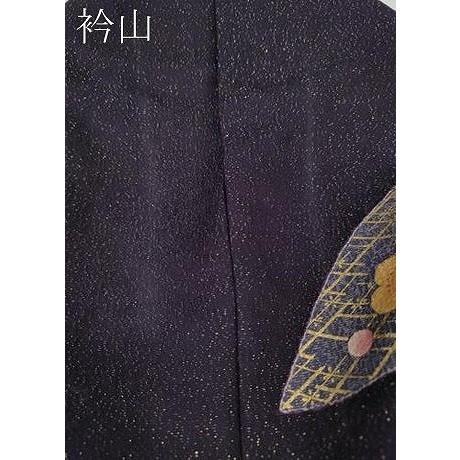 平和屋着物●豪華振袖　駒刺繍　道長吉祥花文　金通し地　正絹　逸品　CABD7327ut_9