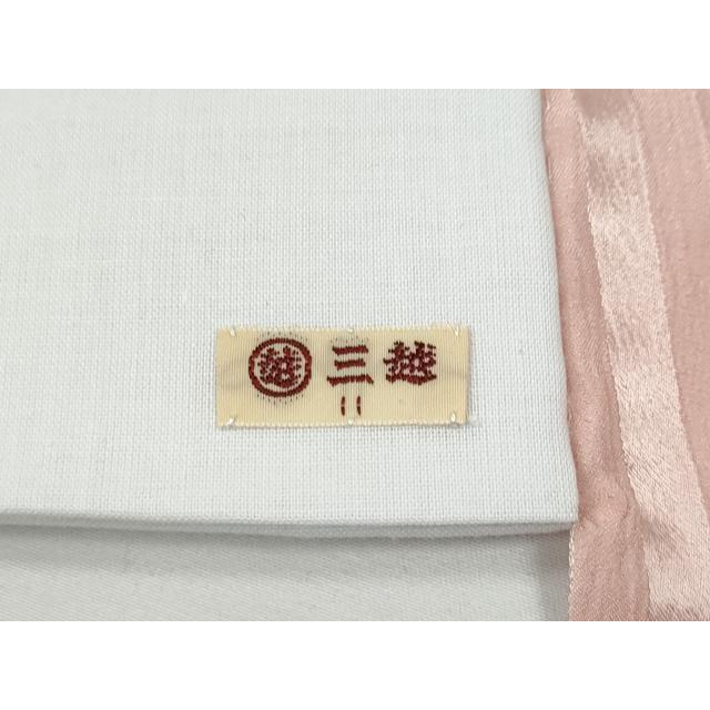 平和屋着物●長襦袢　無双仕立て　舞蝶文　三つ紋　さんび謹製　洗える着物　三越扱い　CABD7409ut_7