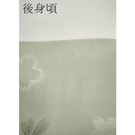 平和屋着物○長襦袢 無双仕立て 短冊枝花文 正絹 逸品 DABC3554az 平和