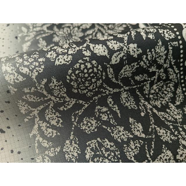 平和屋着物●本場染大島紬　更紗唐草間道　ロング丈　正絹　逸品　CABD8076vp_5