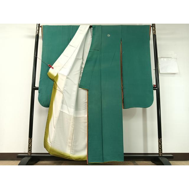 平和屋着物●豪華振袖　色無地　天鵞絨色　十二単風　正絹　逸品　CABD8144vp_2