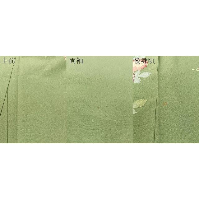 平和屋着物●本加賀友禅作家　押田正義　訪問着　枝花文　正絹　逸品　CABD8201vp_8