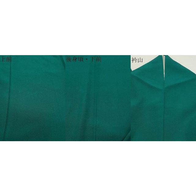平和屋着物●豪華振袖　色無地　萌葱色　正絹　逸品　CABD8881gh