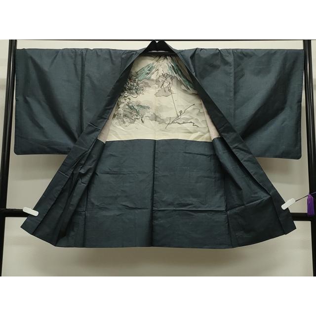 平和屋着物●男性　本場大島紬　アンサンブル　100亀甲　総詰め　正絹　逸品　CABE2032yc 平和屋着物○男性 本場大島紬 アンサンブル 100亀甲 総詰め 正絹 逸品