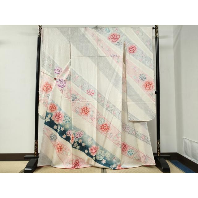 平和屋着物●名門　藤娘きぬたや・総絞り　振袖　舞花文　暈し染め　金彩　正絹　逸品　CABE2127yc 平和屋着物○名門 藤娘きぬたや・総絞り 振袖 舞花文 暈し染め 金彩