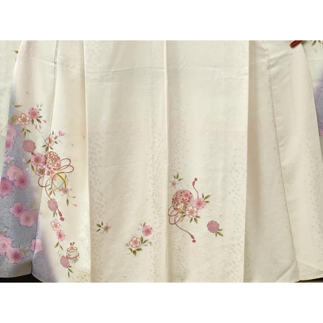 平和屋着物●豪華振袖　毬舞桜文　ラメ糸　暈し染め　金彩　正絹　逸品　CABE2360yc_2