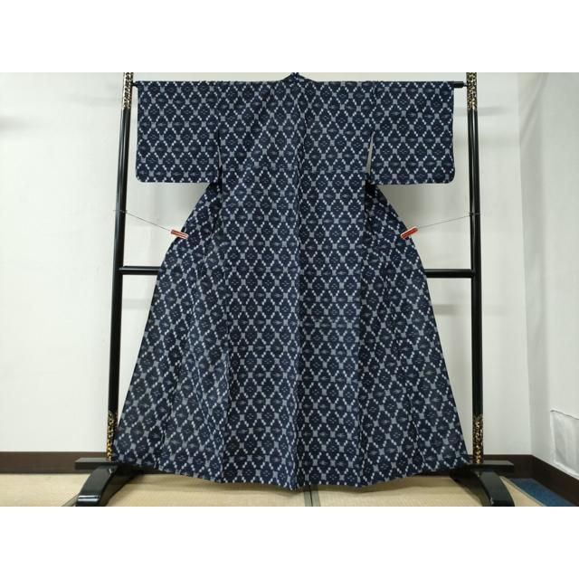 平和屋着物○久留米絣 単衣 吉祥文 綿 逸品 CABE2553yc : 平和屋ヤフー 