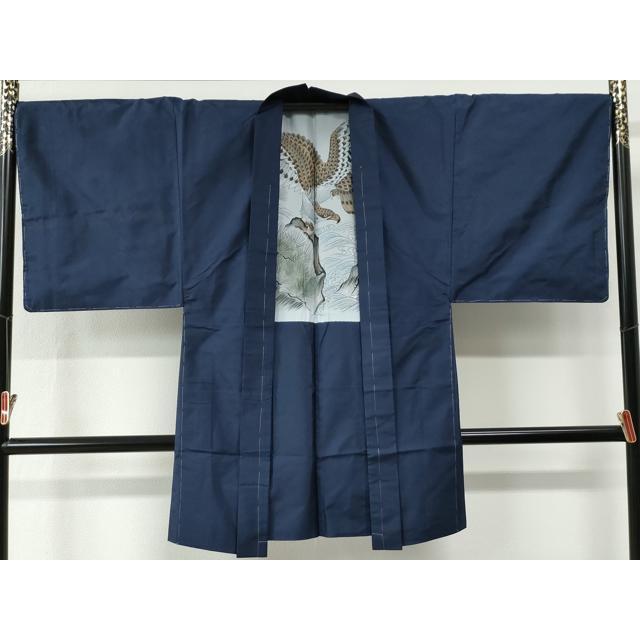 平和屋着物○男性 紬 格子柄 正絹 逸品 CAAZ3750yc 平和屋着物○男性