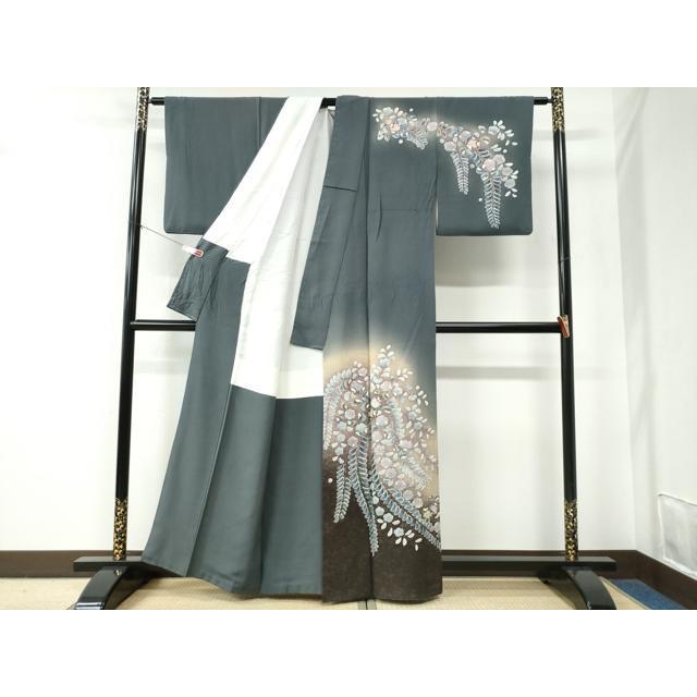 平和屋着物●訪問着　辻が花　暈し染め　正絹　逸品　CABE2608yc