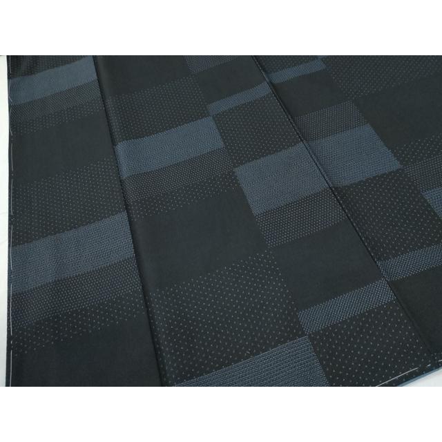 平和屋着物●男性　本塩沢　110亀甲　変わり市松文　正絹　逸品　未使用　CABE2734yc 平和屋着物○男性 本塩沢 110亀甲 変わり市松文 正絹 逸品 未使用