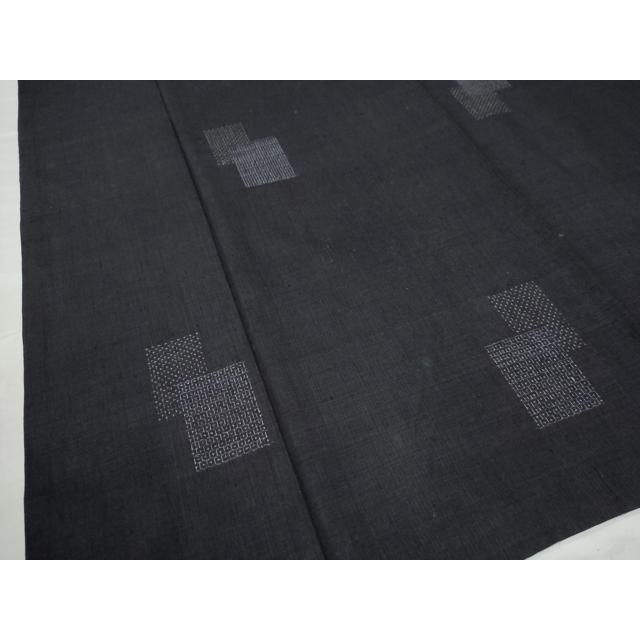 平和屋着物●本場結城紬　重要無形文化財　80亀甲　飛び亀甲柄　色紙重ね文　高島屋扱い　正絹　逸品　CABE2861yc