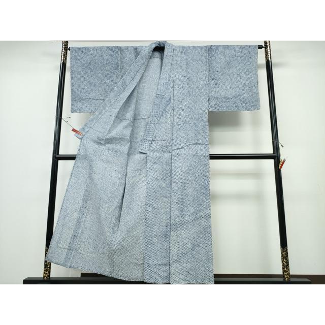 水着/浴衣 平和屋着物∴夏物 男性 阿波しじら織 浴衣 間道