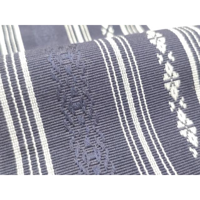 平和屋着物◎男性 本場筑前博多織 角帯 献上 正絹 逸品 CABF0095vf
