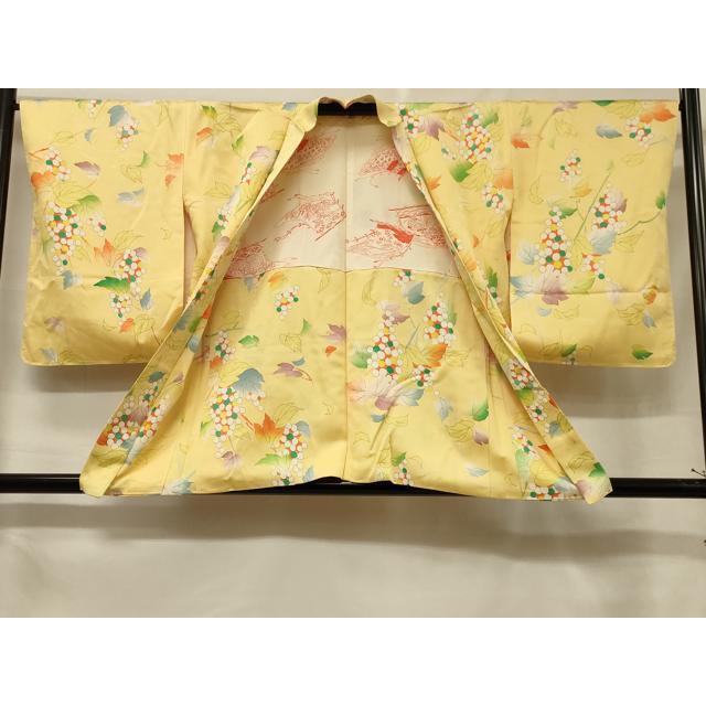 平和屋着物＃羽織　葡萄蔦の葉文　正絹　逸品　未使用　CABF1368in_1