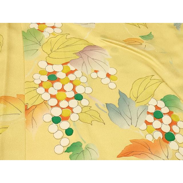 平和屋着物＃羽織　葡萄蔦の葉文　正絹　逸品　未使用　CABF1368in_3