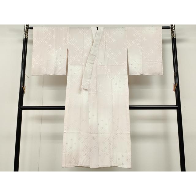 平和屋着物●長襦袢　無双仕立て　鹿の子七宝文　暈し染め　正絹　逸品　CABF3325ut_1