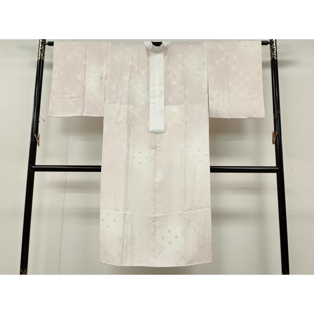 平和屋着物●長襦袢　無双仕立て　鹿の子七宝文　暈し染め　正絹　逸品　CABF3325ut_2