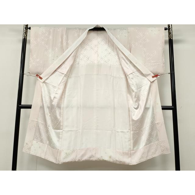 平和屋着物●長襦袢　無双仕立て　鹿の子七宝文　暈し染め　正絹　逸品　CABF3325ut_3