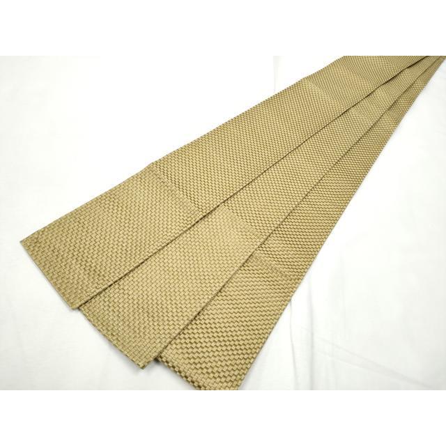 平和屋着物●男性　本場筑前博多織　角帯　市松文様　正絹　逸品　CABF5405hy 平和屋着物○男性 本場筑前博多織 角帯 市松文様 正絹 逸品 CABF5405hy